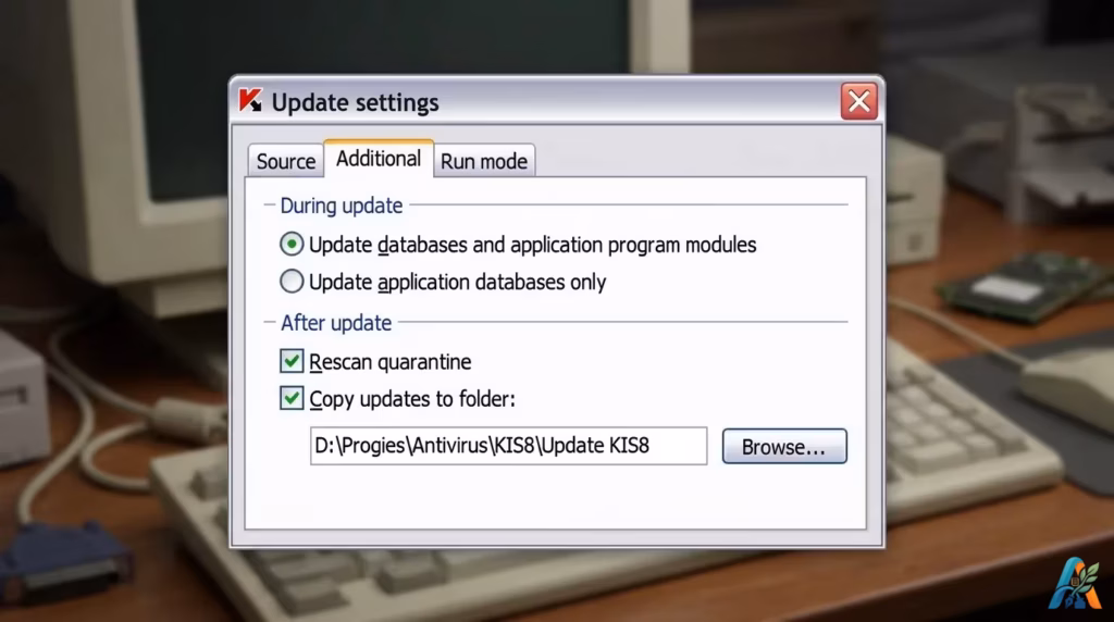 Kaspersky Additional Update Setting
