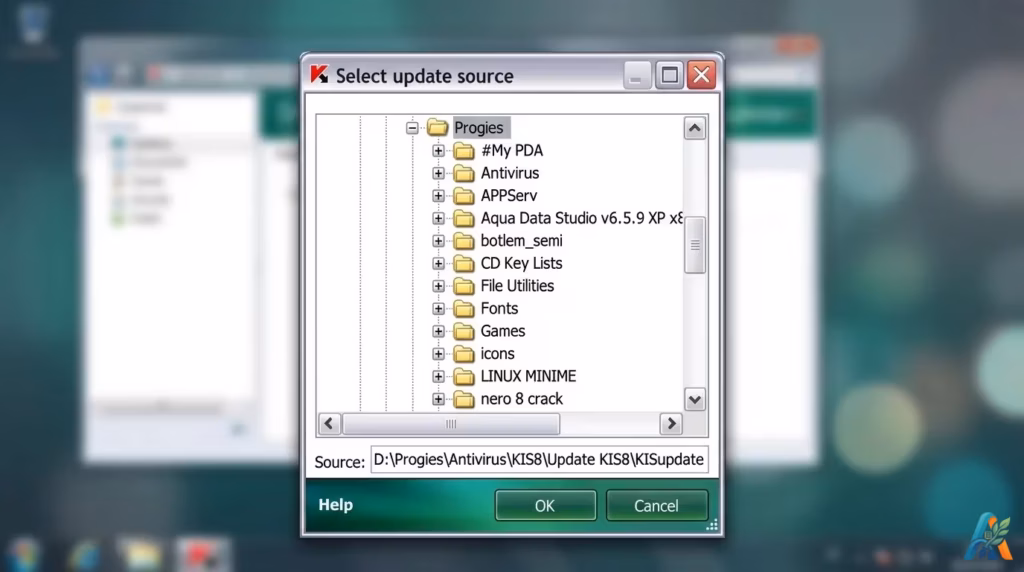 Kaspersky Select Update Source