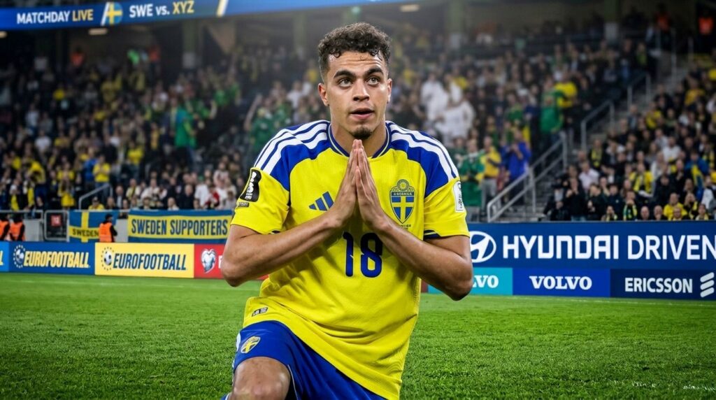 Pemain timnas Swedia Yasin Ayari menolak selebrasi usai mencetak gol ke gawang Tunisia di Piala Dunia 2026 demi menghormati tanah kelahiran ayahnya.